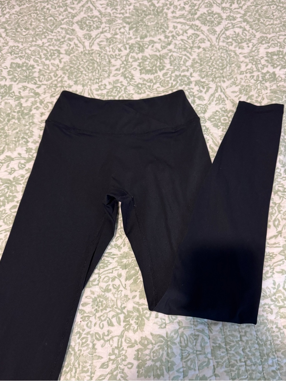 Oner Active Black High-Waist Cross Over  Leggings